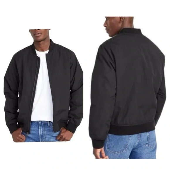 OLD NAVY ブラックジャケット Old Navy | Jackets & Coats | Old Navy Mens Black Bomber Jacket